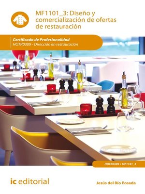 cover image of Diseño y comercialización de ofertas de restauración. HOTR0309
